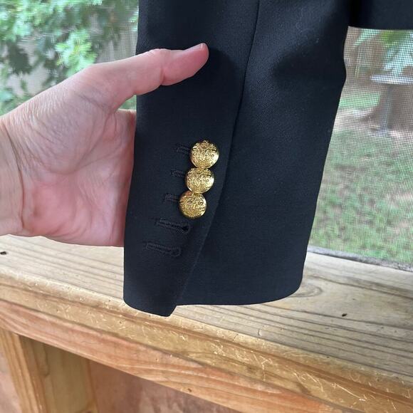 Veronica Beard Women's Black Cropped Blazer Size 4 - Picture 6 of 9